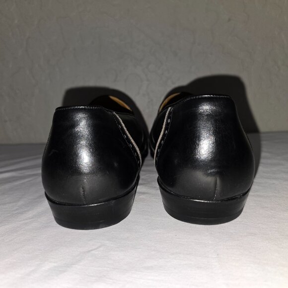 Mezlan FIJI Black Leather Slip On Shoes Men's 11 M Made In Spain - Picture 6 of 9